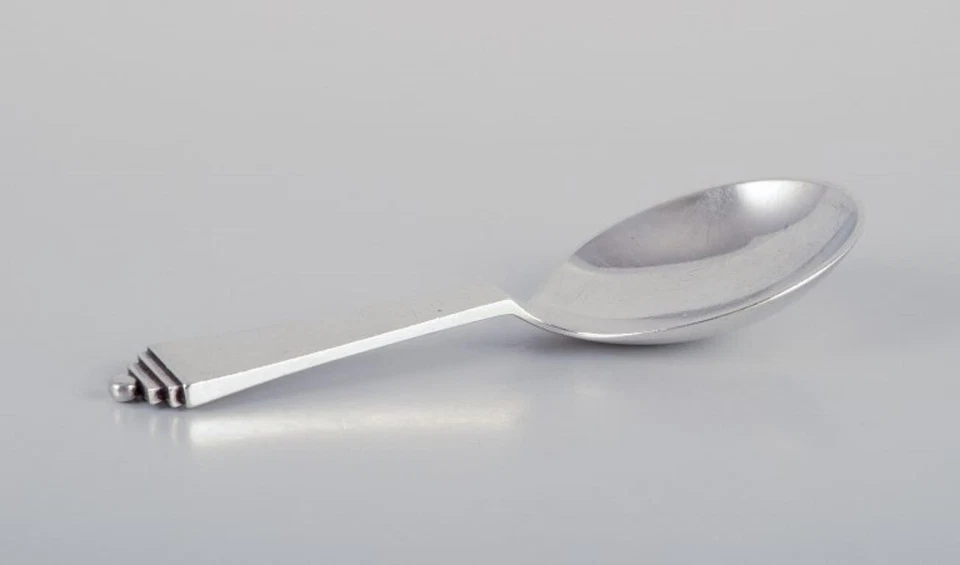 Georg Jensen Pyramid. Compote spoon in sterling silver. Dated 1939. - Image 1 of 4