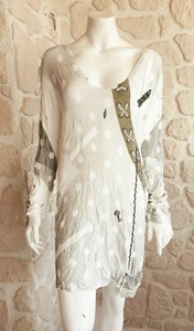 Pull long/robe neuf taille XL marque Elisa Cavaletti étiqueté à 199€ (cm) - Imagen 1 de 6