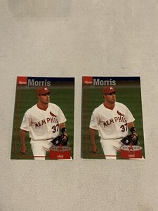 2002 Memphis Redbirds Post #22 Warren Morris Alexandria Louisiana LA Card