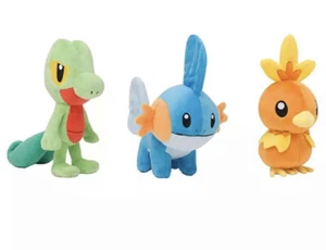 pokemon doll torchic Plush Mudkip Gecko Hand Made Plush - Picture 1 of 4