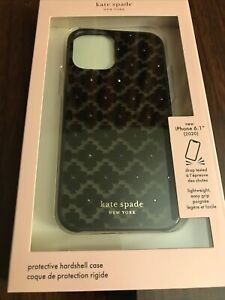 Kate Spade New York Protective Hardshell Case iPhone 6.1" Black Floral NEW