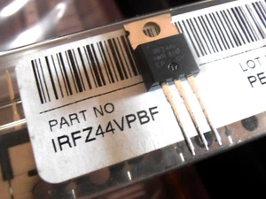 10x  IRFZ44V  60V 55A  HEXFET POWER MOSFET  TO220   IR - Picture 1 of 1