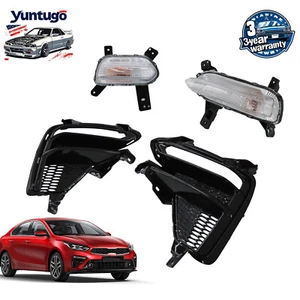 Fog Lights For Kia Forte 2019 2020 Front Daytime Running Driver+Passenger Side - Picture 1 of 9
