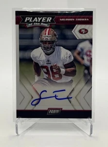 Solomon Thomas 2017 Panini Player Of The Day Rookie RC Auto ( 49ers ) - Picture 1 of 2