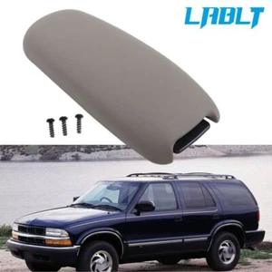 LABLT Center Console Lid Replacement Gray Leather For 1998-2004 Chevy Blazer - Foto 1 di 13