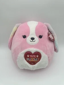 Squishmallow 14" Beemie Rosa Cane Carino RARO da collezione PELUCHE NUOVO - Foto 1 di 6