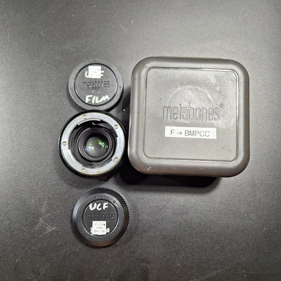 Metabones N/F-BMPCC Nikon Mount Speed Booster - Bild 1 von 4