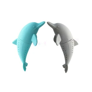 2PCS Creative Cute Tea Infuser Dolphin Silicone Tea Infusers Tea Strainer  - Picture 1 of 5