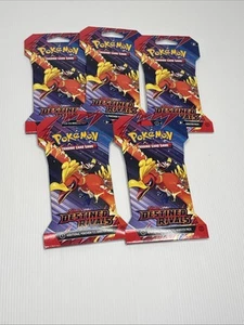 x5 paquetes de refuerzo Pokemon Destined Rivals en mano listos para ser enviados hoy✅ - Imagen 1 de 2