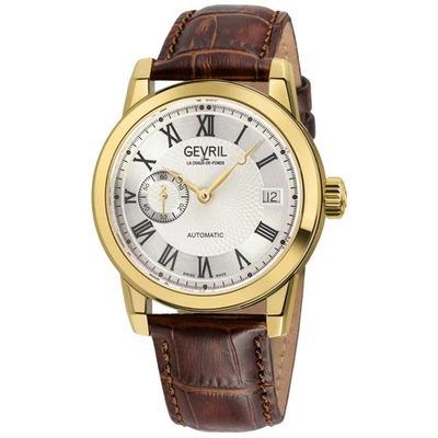Reloj para hombre Gevril Madison automático esfera blanca 2564 Foto 1 de 3