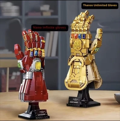 BRANDED Marvel Infinity War Gauntlet Building Blocks – Iron Man Thanos –32cm Puzzle Gift
