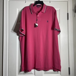 Nuevo con etiquetas Polo Ralph Lauren Rosa Polo XXL - Imagen 1 de 7