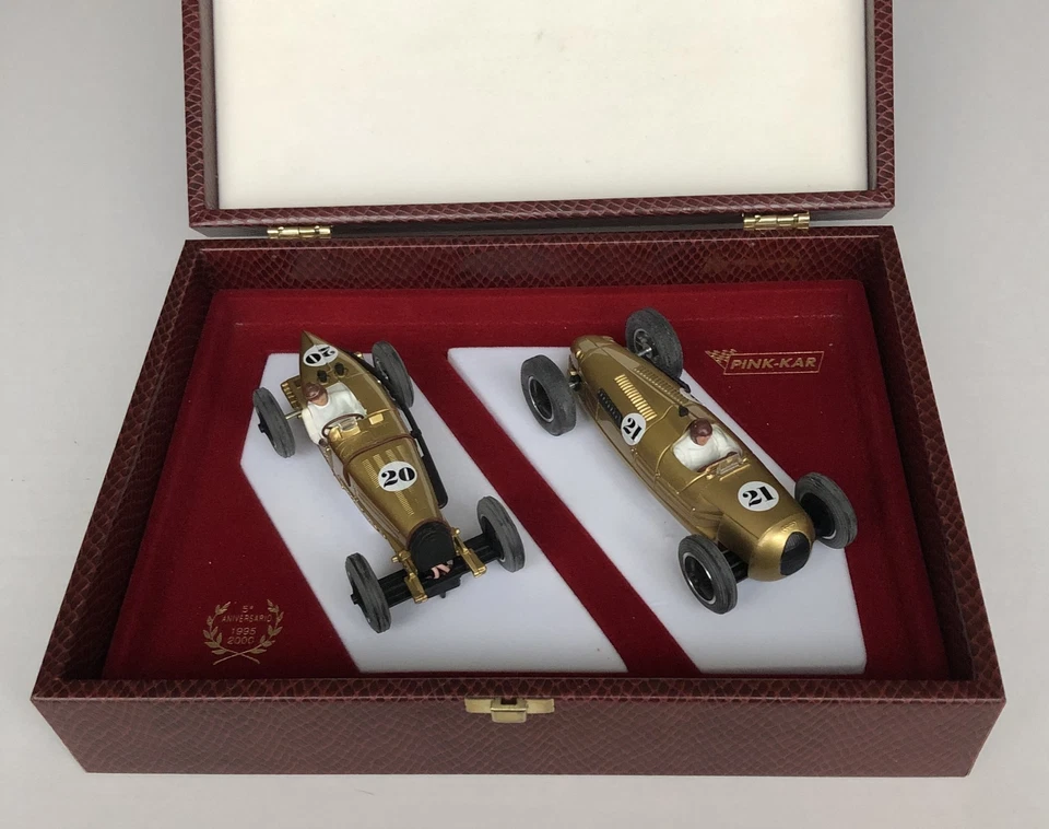 Juego Bugatti Tipo 59 Oro Kar Rosa y Auto Union - Imagen 1 de 4