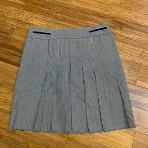 Ann Taylor LOFT Hahnentritt Plissee Minirock Damen 4 Petite Stretch Karriere - Bild 1 von 7