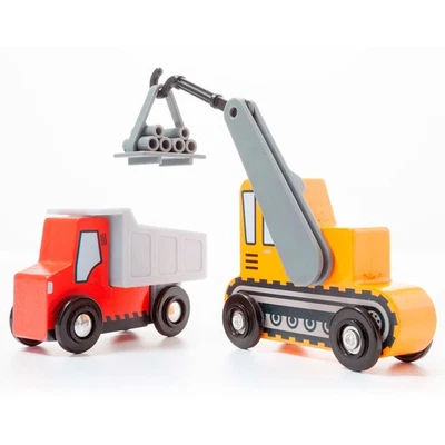 M MOLTO 22270 Construction Trucks Set, Multicoloured - Immagine 1 di 4
