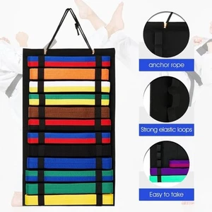 Karate Belt Display Holder Martial Arts Belts Organizer Taekwondo Belt Holder UK - Picture 1 of 8