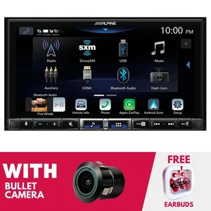 Alpine ILX-507 7" Multimedia Receiver w/ CarPlay/Android Auto & Bullet Camera - Picture 1 of 4