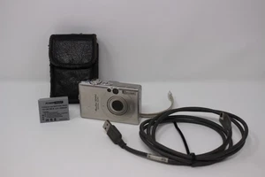 Canon PowerShot SD450 Digital ELPH 5,0 MP 3x Zoom Plateado Probado con Estuche Batt - Imagen 1 de 7