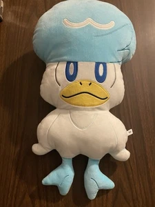 (S) Pokemon Banpresto Bandai Quaxly Large 16" Stuffed Plush Cushion Japan - Picture 1 of 6