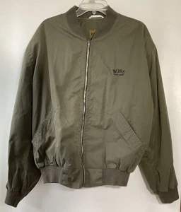 Hugo Boss Pre-1990’s Made In West Germany Women’s Olive Green Bomber Jacket M/L - Bild 1 von 8
