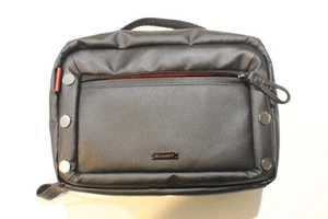 Hammitt Del Marr Dopp Kit Schwarz Leder Reise Kulturbeutel Make-up Organizer - Bild 1 von 16
