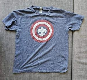 Citizen NOLA Kids Youth T-Shirt Medium Fleur de Lis Captain New Orleans - Gildan - Picture 1 of 8