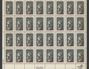 1969 US Scott #1386 - 6c William M. Harnett Sheet of 32 MNH Plate #31508 LL - Picture 1 of 1