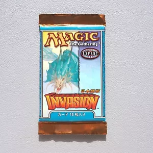 Magic The Gathering INVASION Booster Pack Expert Magic The Gathering sin abrir 2000 japonés P207 Magic The Gathering - Imagen 1 de 3