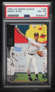 1994 Upper Deck Minor League Baseball Derek Jeter #185 PSA 8 HOF