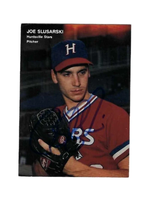JOE SLUSARSKI Huntsville Stars 1990 Best Cards SIGNED / AUTOGRAPH Baseball Card - Image 1 of 1