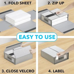 Sheet Organizers and Storage Pack of 2 - Picture 1 of 5