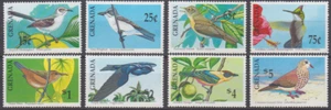 GRENADA BIRDS/MOCKING/KING/THRUSH/HUMMINGBIRD STAMP 1990 SC1877-84 MNH - Picture 1 of 1