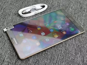 Samsung Galaxy Tab S 8.4 LTE 16GB SM-T705 Android Tablet Titanium Bronze 4G - Picture 1 of 12