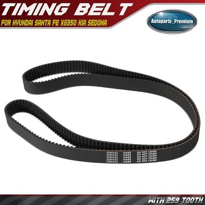 Ремень ГРМ двигателя для Hyundai Santa Fe XG350 Kia Sedona Sorento 3,5 л 259 зубьев - Изображение 1 из 4