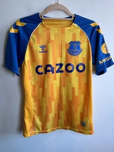 Hummel Everton Fußball gelb Trainingsshirt 2021-22 Größe S - Bild 1 von 6