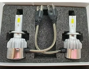 Lampade Fari Auto H7 LED 7600LM 72W 6000K Bianco Freddo 12V 24V Alta Visibiltà - Imagen 1 de 7