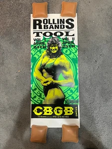 Tool POSTER Rollins Band 1992 CBGB New York Silkscreen Rare Early Tool by Terror - Bild 1 von 3