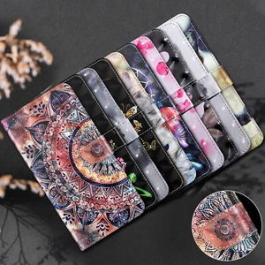 PU Leather Wallet Stand Painted Flip Phone Case For MOTO E22i G23 E13 G73 G13 - Picture 1 of 21