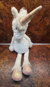 "Unicornio jellycat - felpa - blanco y rosa iridisce - juguete de peluche - 19" - Imagen 1 de 7