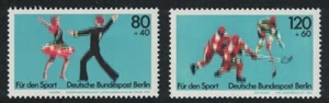 Berlin Figure Skating Hockey Sport Promotion Fund 2v 1983 MNH SG#B660-B661 - Picture 1 of 1