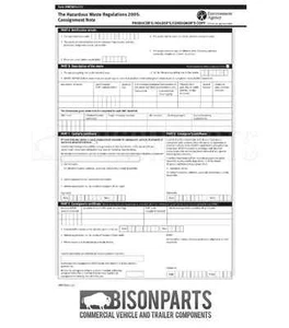 * Frachtbriefe für gefährliche Abfälle - HWCN01v111 100 Seiten - 500201 - Bild 1 von 8