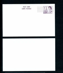 LOT 75204 CANADA UX99 UNUSED POSTAL STATIONERY CARD CENTENNIAL QUEEN ELIZABETH - Picture 1 of 1