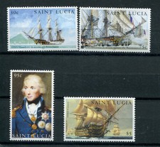 St. Lucia 2005 1215-18 Battaglia di Trafalgar mnh