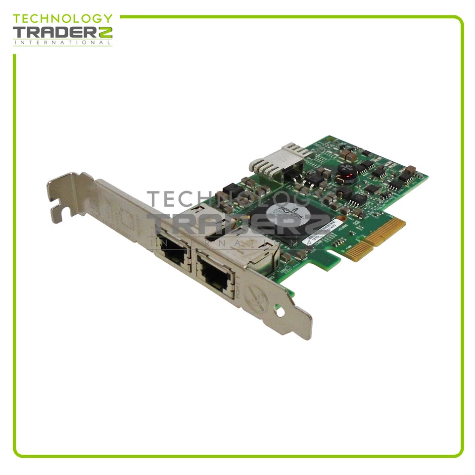 F169G Dell Broadcom 5709 2-Port 1G PCI-E Network Card 0F169G W/ Long Bracket - Image 1 of 1