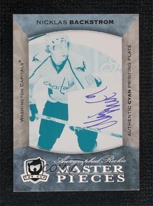 2007-08 Upper Deck Sweet Shot 1/1 Nicklas Backstrom #C-107 Rookie Auto RC 0u8p