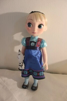 Muñeca Disney Animator ELSA 16" USADA EN EXCELENTE ESTADO Foto 1 de 4