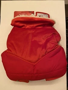 Brand New Red Pet Puffer Vest with Corduroy Accent Size Medium - Picture 1 of 2