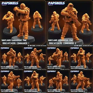 Dogcatcher Commando Miniatures | Aliens Vs Humans IX Remus | Papsikels - Picture 1 of 22