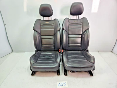 ✅ 2012-2015 OEM Mercedes W166 ML63 AMG assentos dianteiros esquerdo direito couro 201A - Imagem 1 de 4