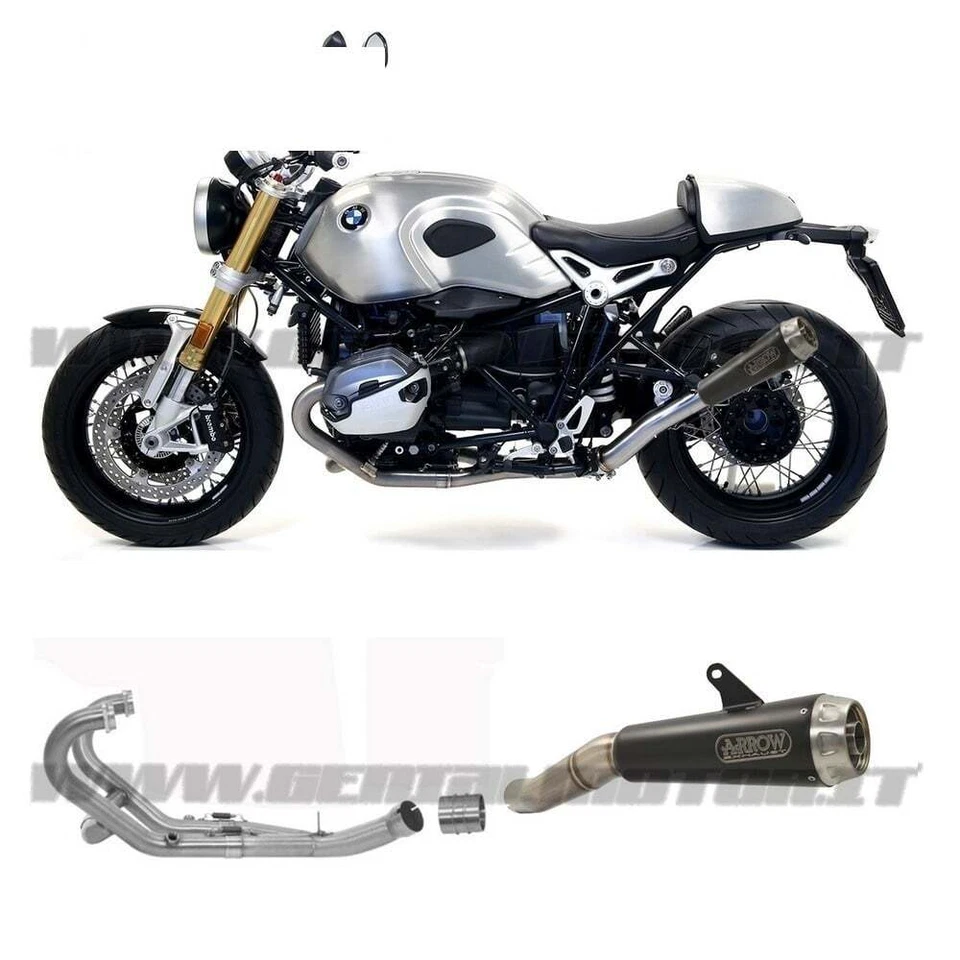 Escape Completo Arrow Pro Race Nichro Negro Bmw R Nine T 2017 > 2021 - Imagen 1 de 1
